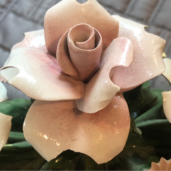 Capidimonte Baonu I.I.E. Exclusive Porcelain Bouquet Delicate EUC Vintage - Picture 5 of 13